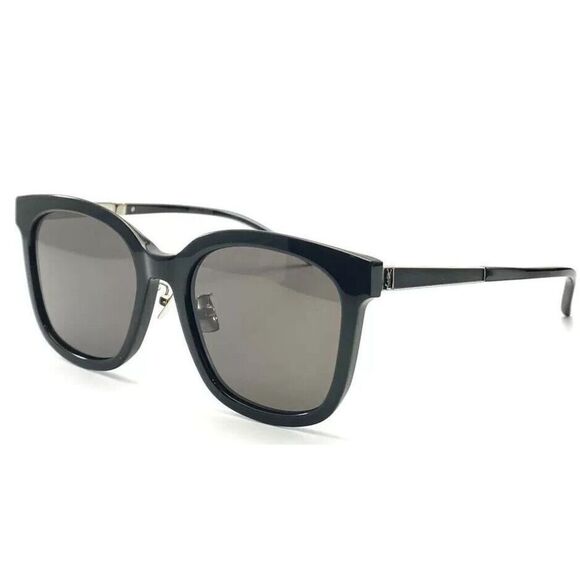 NEW SAINT LAURENT SLM77K 001 BLACK AUTHENTIC SUNGLASSES 54-19 145 W/CASE ITALY - Picture 1 of 3